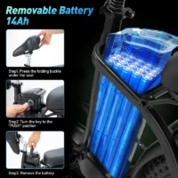 HITWAY BK6M Folding Ebike product image view 9