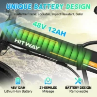 HITWAY BK10M Folding Ebike product image view 6