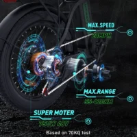 HITWAY BK6M Folding Ebike product image view 8