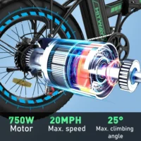 HITWAY BK11M Folding Ebike product image view 5