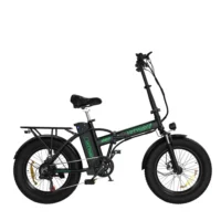 HITWAY BK11M Folding Ebike Green product image view 1