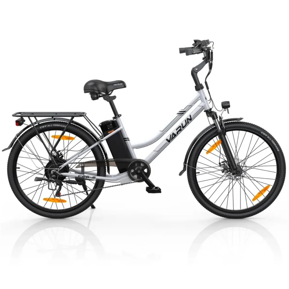 VARUN C26-2 Electric Bike White product image view 1