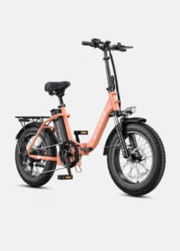 ENGWE L20 2.0 Step-Thru Utility E-bike (Front Basket Excluded) Pink product image view 11