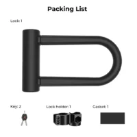 iSinwheel Heavy Duty Security U Cable Lock product image view 3