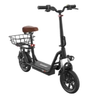 iScooter i12 Electric Scooter with Seat & Carry Basket product image view 9