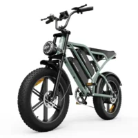 CYCROWN CycHunter Moped Electric Bike Green product image view 2