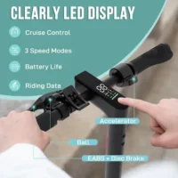 EVERCROSS EV85F Electric Scooter, 8.5'' Solid Tires & APP Control product image view 5