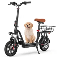 iScooter i12 Electric Scooter with Seat & Carry Basket product image view 20
