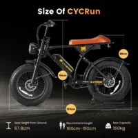 CYCROWN CycRun Moped Style Electric Bike product image view 4