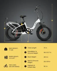 VICTRIP® TITAN S Foldable Ebike product image view 8