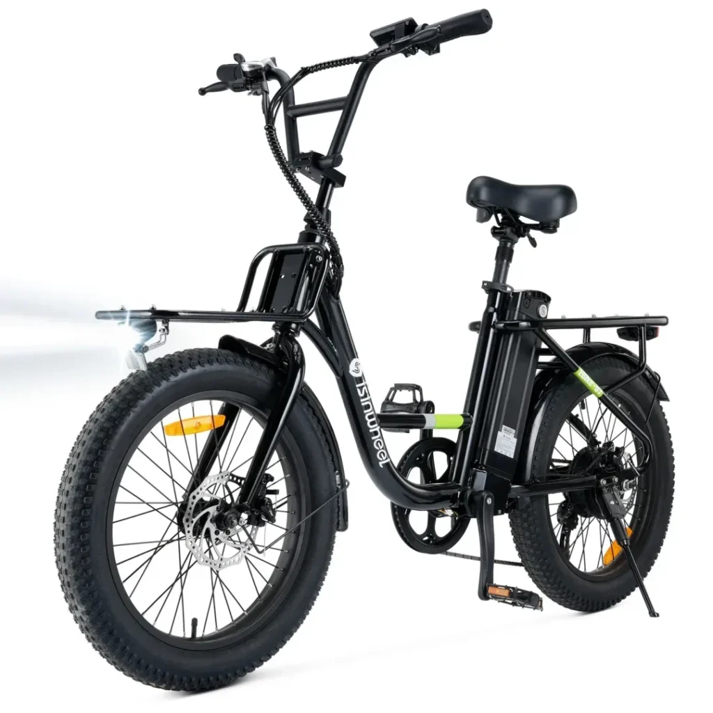 isinwheel U7 Cargo Bike Black product image view 1