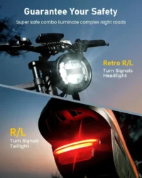 isinwheel R6 Retro Electric Bike for Adults product image view 2