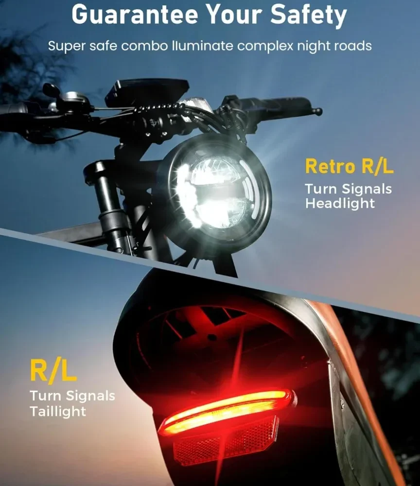 isinwheel R6 Retro Electric Bike for Adults product image view 2