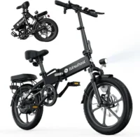 isinwheel U3 Electric Bike for Adults Black product image view 1