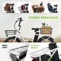isinwheel U7 Cargo Bike product image view 12