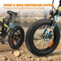 CYCROWN Knight Folding Electric Bike for Adults product image view 4