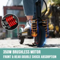 EVERCROSS EV85F Electric Scooter, 8.5'' Solid Tires & APP Control product image view 3