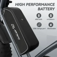 JANSNO X50 Fat Tire Electric Bike for Adults,, 48V 14Ah Removable Battery product image view 5