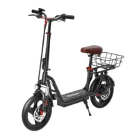 iScooter i14 Electric Scooter with Seat & Basket product image view 1