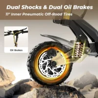 CIRCOOTER Cruiser Pro Dual Off-road Electric Scooter product image view 4