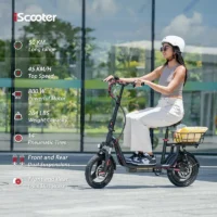 iScooter i14 Electric Scooter with Seat & Basket product image view 7