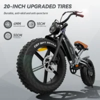 JANSNO X50 Fat Tire Electric Bike for Adults,, 48V 14Ah Removable Battery product image view 10
