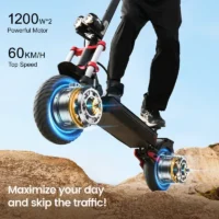 iScooter iX8 Off-Road Dual Electric Scooter product image view 9