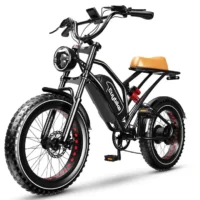 Euybike S4 Long Range Moped-Style Electric Bike Black product image view 1