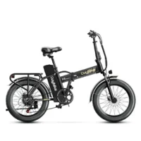 Euybike F6 Long Range Fat Tire Electric Bike Black product image view 4