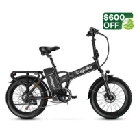 Euybike F6 Long Range Fat Tire Electric Bike Black product image view 8