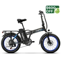 Euybike F6F Long Range Fat Tire Electric Bike Black product image view 1