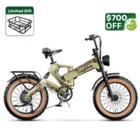 Euybike K6 Pro (K6F) Long Range Fat Tire Electric Bike product image view 7