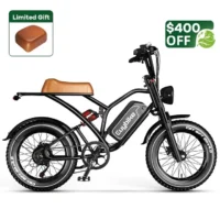 Euybike S4 Long Range Moped-Style Electric Bike Black product image view 13
