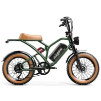 Euybike S4 Long Range Moped-Style Electric Bike Green product image view 9