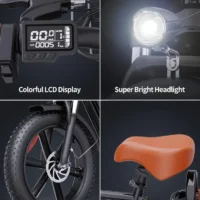 Ridstar® FM001 2-Seater Fat Tire Electric Bike product image view 6