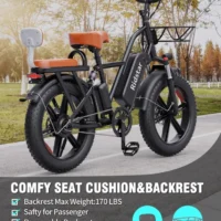 Ridstar® FM001 2-Seater Fat Tire Electric Bike product image view 5