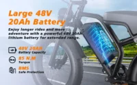 Bluvall S20 Moped Ebike product image view 2