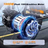 Bluvall S20 Moped Ebike product image view 3