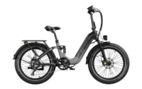 Heybike Horizon Full Suspension Ebike Black product image view 9