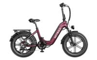 Heybike Ranger S Folding Electric Bike Red product image view 7