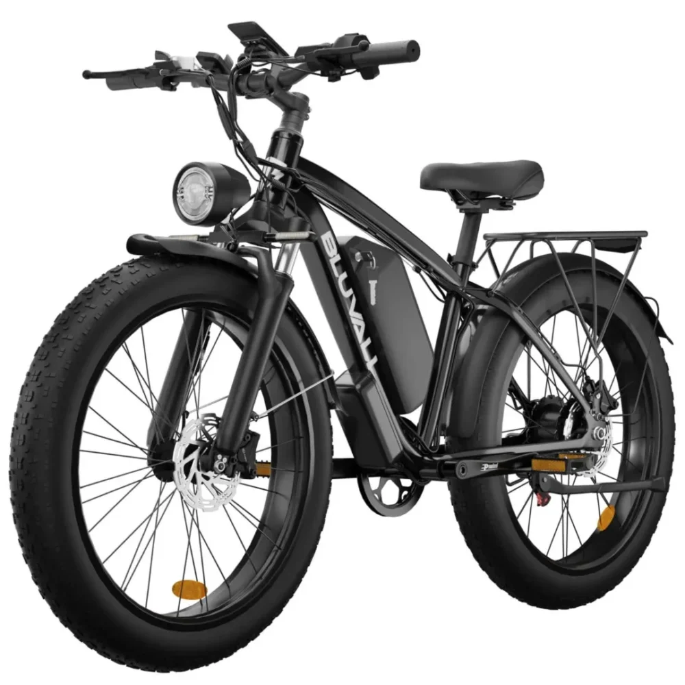 Bluvall B1 Electric Bike Black product image view 2