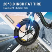 COLORWAY BK6S1 36V 12Ah Folding Ebike product image view 6