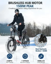 RIDING TIME'S Z8 S Electric Bike for Adults Full Suspension product image view 9