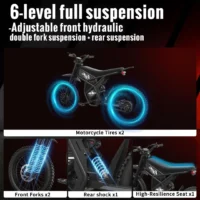 RIDING TIME'S GT73 Electric Dirt Bike for Adults - Upgraded GT73 product image view 7