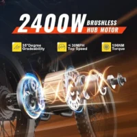 RIDING TIME'S GT73 Electric Dirt Bike for Adults - Upgraded GT73 product image view 8