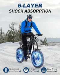 RIDING TIME'S Z8 S Electric Bike for Adults Full Suspension product image view 7