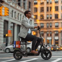 ISINWHEEL Hyper X Electric Scooter with Seat product image view 10