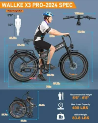 WALLKE X3 Max Folding Electric Bike product image view 10