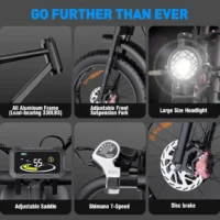 YVY C20 Max Electric Bike (formerly Ridstar Q20 PRO ) product image view 6