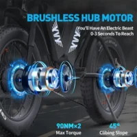 YVY C20 Max Electric Bike (formerly Ridstar Q20 PRO ) product image view 3